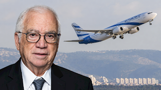 עמיקם בן צבי, צילום: יוסי אלוני, פלאש 90, דוברות אל על, עיבוד